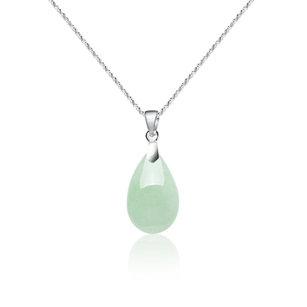 Natural Jade Emerald 13mm Luck Bead Pendant Charm Jewellery Fashion